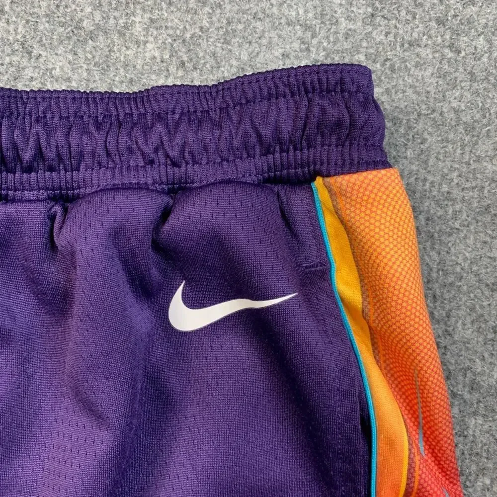 Phoenix Suns Shorts Boys Youth L Large Purple Player Engineered Basketball Nike